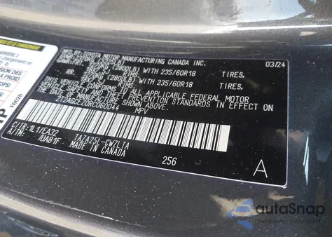 2024 Lexus Nx 350 z USA, uszkodzony, nr VIN 2T2AGCEZ0RC060044